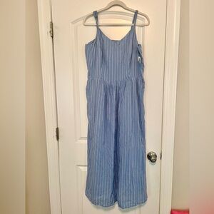 Old Navy blue and white dress XL tall-